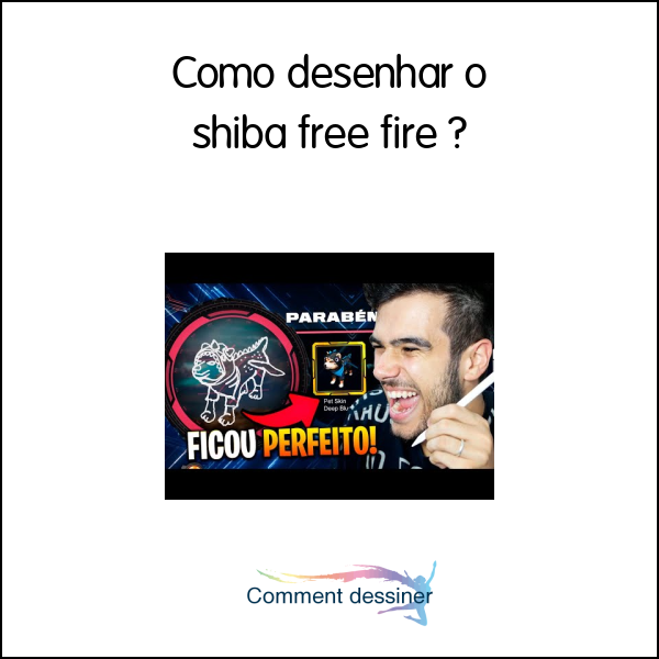 Como desenhar o shiba free fire